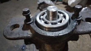 Подшипники вместо пружин в мост трактора #Т40