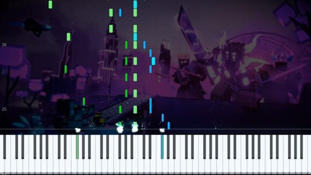 Roblox TDS Wess, But on Piano - Piano Tutorial смотреть онлайн