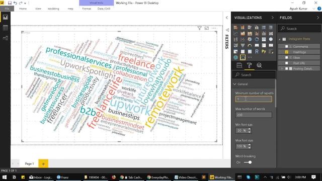 Make a Word Cloud in Power BI смотреть онлайн