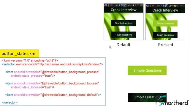 #41 Android Tutorial : Selectors in Android - 1 - Make Your Android App - Part - 8 смотреть онлайн