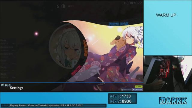 OSU - 45nen no yukizakura [Another] DT смотреть онлайн