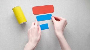 Ракета из втулки и картона  [Поделки для детей] Поделка Самолет | Rocket DIY Craft