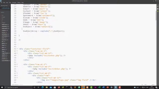 School Managment Project PHP , MySql, Bootstrap : Update Form In PHP For Student Page (CRUD ) #025 смотреть онлайн