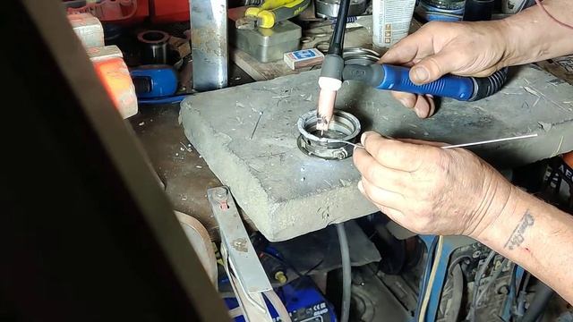 Опель, ремонтный вкладыш на коленвал(эксперемент), голд тиг, тиг, и токарный. смотреть онлайн