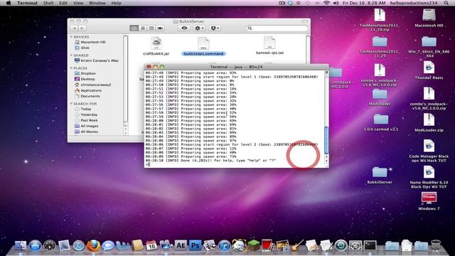 How to Make a Minecraft 1.2.5 Bukkit Server NO HAMACHI and NO PORT FORWARDING Mac!!! смотреть онлайн