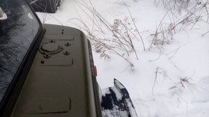 шишига на цепях,газ 66,цепи на колеса,испытание цепей на авто #шишига #газ 66 #браслет #тест #снег