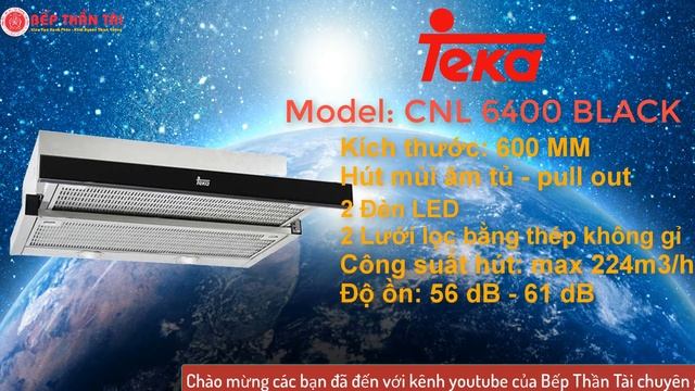 Hút mùi Teka CNL 6400 BLACK смотреть онлайн