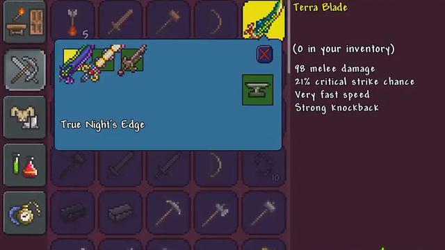 Terraria IOS 1.2: Solar Eclipse and Terra Blade! смотреть онлайн