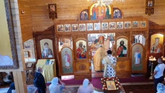 Божественная литургия 28.07.2020. Престольный праздник. Храм рвнап. князя Владимира. Берлин. смотреть онлайн