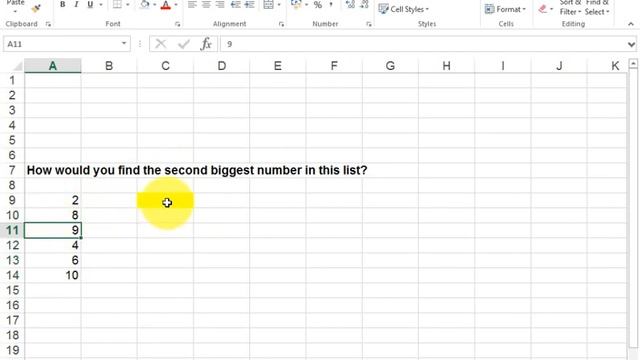 Function Wizard Exercise- Find the 2nd biggest number in Excel смотреть онлайн