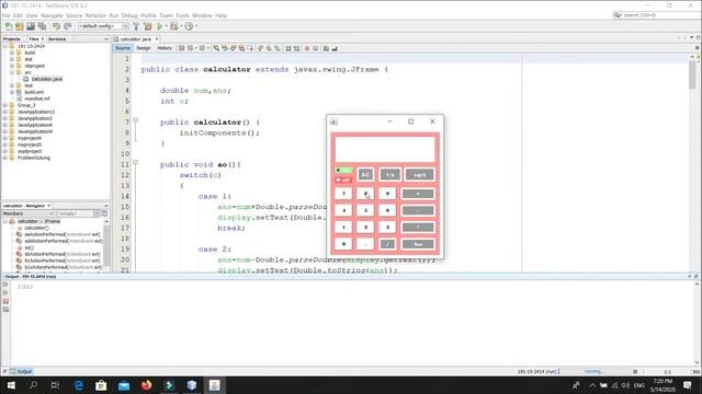1.Calculator by JAVA swing(ক্যালকুলেটর ) смотреть онлайн
