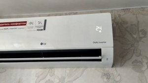 Работа внутреннего блока Сплит системы LG P07EP2 SSAR