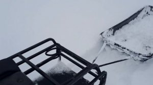 Мотособака Мужик! Тест по целому снегу и замер скорости!