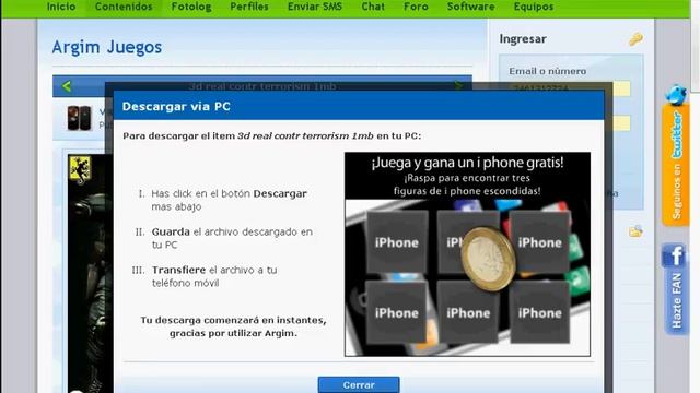 Argim.net juegos y aplicaciones para motorola EM30, E8 y Motocubo A45 ECO, totalmente gratis смотреть онлайн