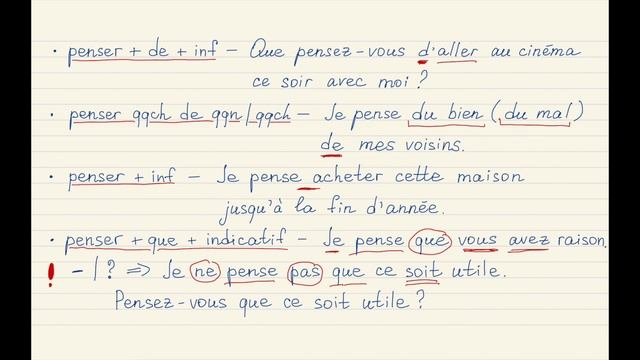 Учим вместе французские глаголы. Выпуск 3 из 297 (aider, penser, réfléchir, rêver, écrire) смотреть онлайн