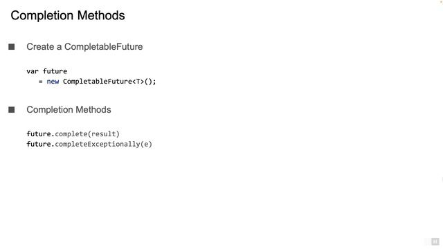 Lesson 10 - Java CompletableFuture Completion methods смотреть онлайн