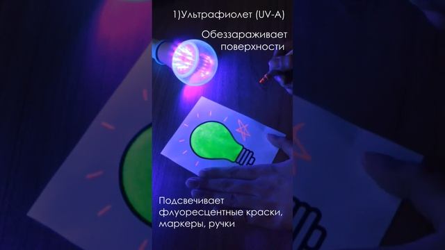 Лампа 2 в 1: ультрафиолет + обычное освещение смотреть онлайн