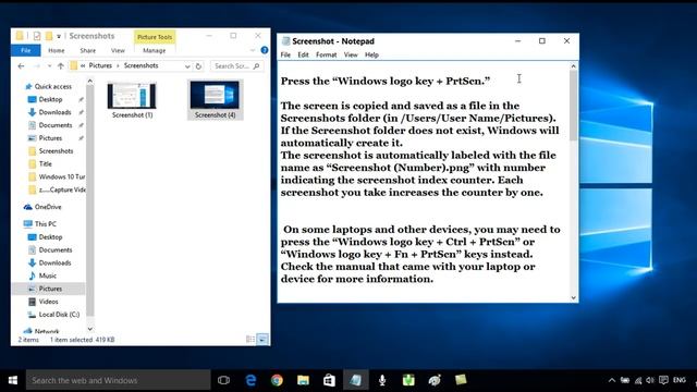 screenshots Print Screen Windows 10 / How To Tutorial смотреть онлайн