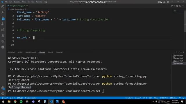 Python as Fast as possible - String Formatting смотреть онлайн
