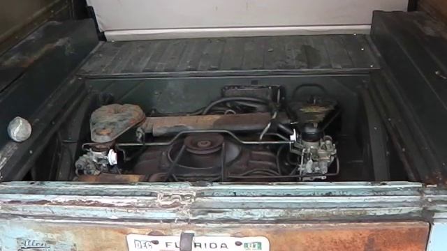 1963 Chevrolet Greenbrier Start up after long term sleep смотреть онлайн
