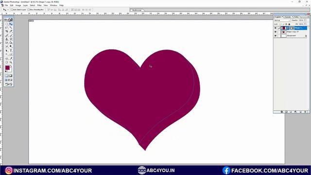 3d heart shape in photoshop 7.0 смотреть онлайн
