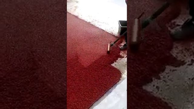 Укладка и монтаж резиновой крошки смотреть онлайн