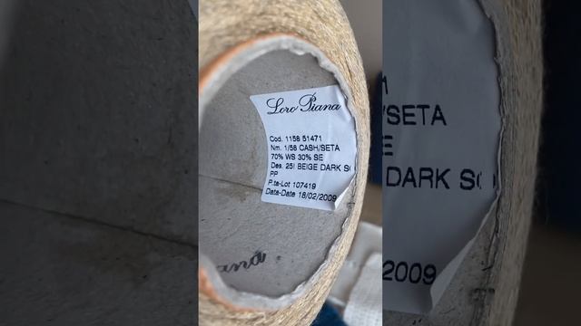 70% кашемир 30% шелк шнурок Loro Piana пряжа 101nitochka