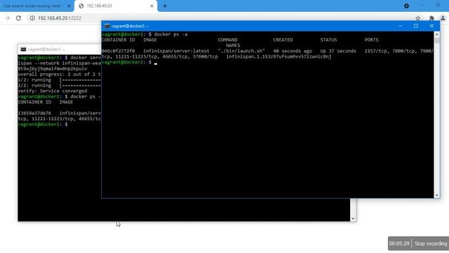 Infinispan cluster docker swarm using weave network in Tamil смотреть онлайн