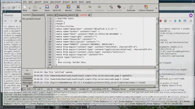 ESP32-CAM Web Page Built With GrapesJS and jQuery For AJAX Text Updates With No Reload. смотреть онлайн