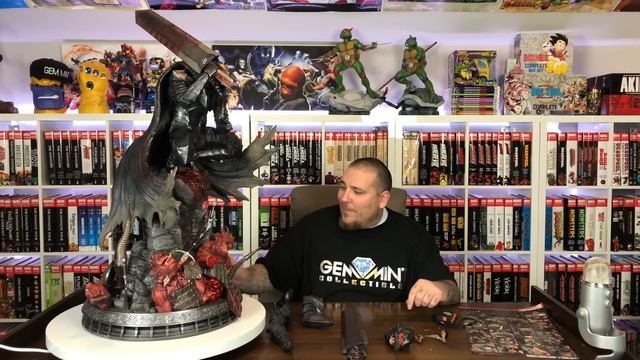 BERSERK Guts Berserker Armor Statue Unboxing & Review смотреть онлайн