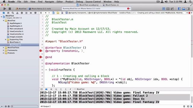 Objective-C Blocks - raywenderlich.com смотреть онлайн