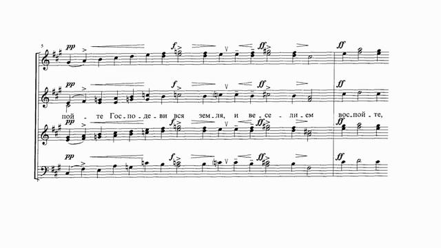 Н.С. Голованов ор.36 №7 "Христос раждается, славите!" (Ирмос-розник на Рождество Христово) смотреть онлайн