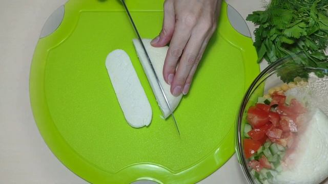 Вкусный, простой Рецепт Салата без Майонеза! Салат с нутом и сыром.Вегетарианский рецепт! смотреть онлайн