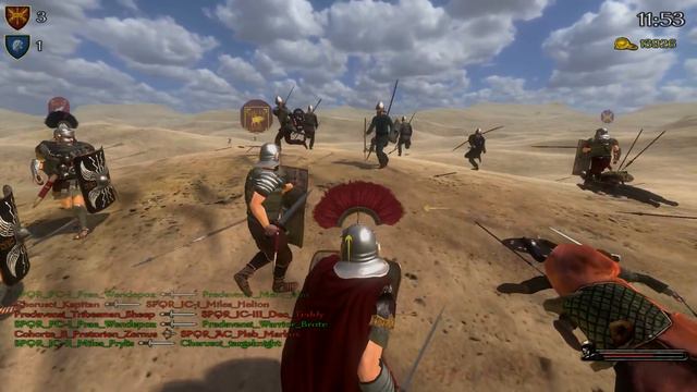 NEW LEADERSHIP! - Mount and Blade: March of Rome Mod Shield Battle 13/05/2017 смотреть онлайн
