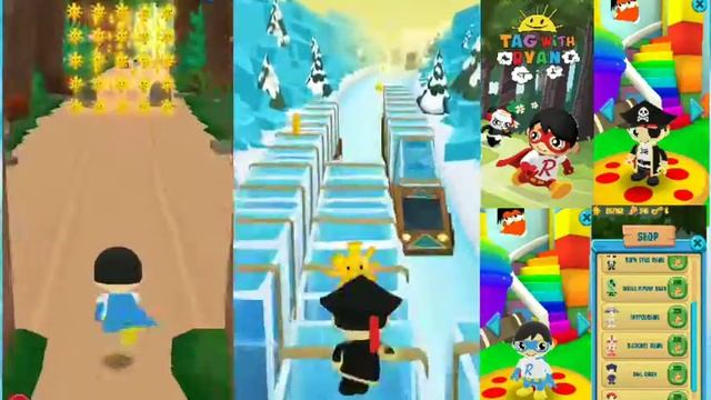 [ TAG WITH RYAN ] BLACK PIRATE RYAN VS BLUE TITAN RYAN NEW GAMEPLAY смотреть онлайн