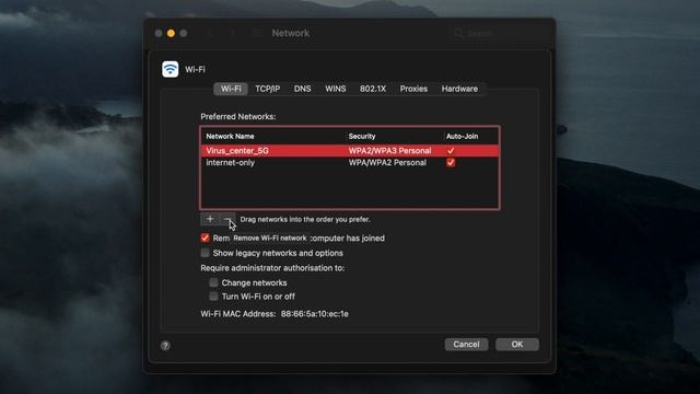 Mac OS - Manage WiFi Connection (add/remove/edit) Including Terminal смотреть онлайн