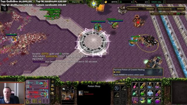 Warcraft 3 | Custom | Custom Hero Line Wars смотреть онлайн