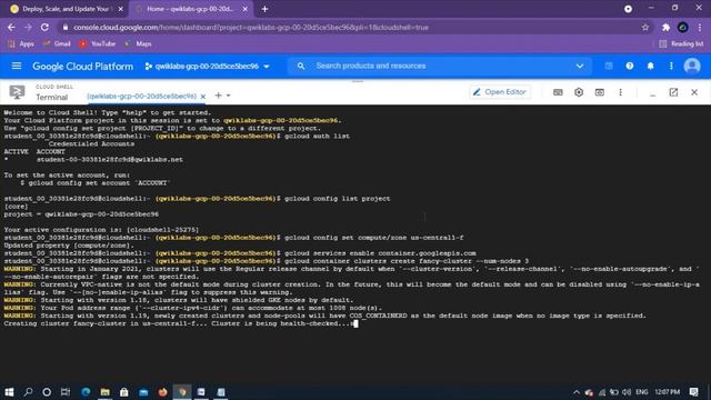 Qwiklab:Deploy, Scale, and Update Your Website on Google Kubernetes Engine[GSP663] смотреть онлайн
