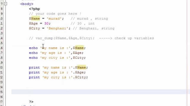 11. PHP Simple Data Types (String/Boolean/Null) смотреть онлайн