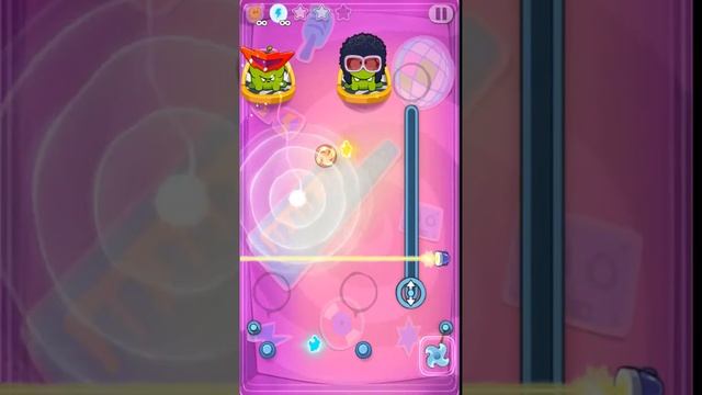 Cut the Rope Time Travel Disco Era All levels Power-up