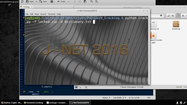 Cracking Zip Passwords With Python On Linux смотреть онлайн