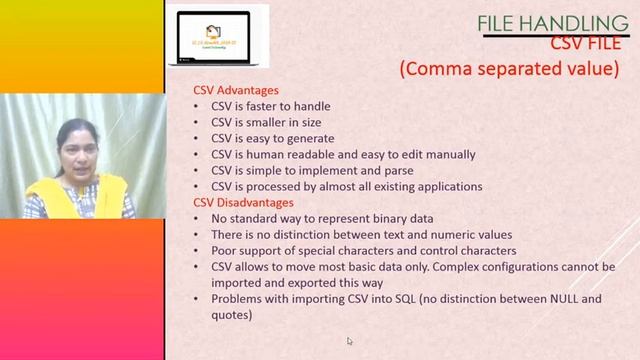 1_CSV Files - Data File handling using Python смотреть онлайн