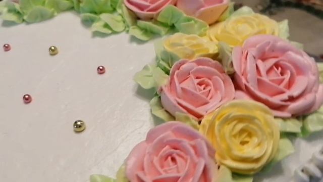 Торт, прямоугольный "Майская роза" смотреть онлайн