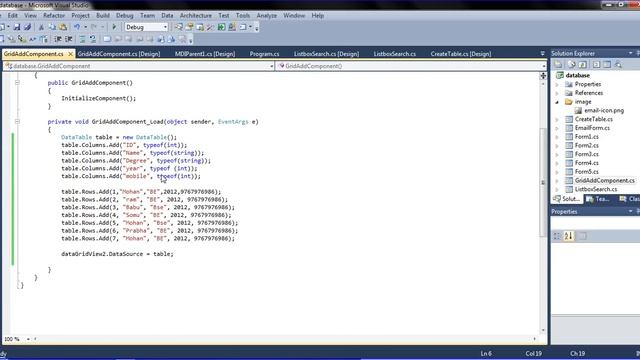 C# Insert Button, Image, CheckBox, ComboBox, TextBox Into DataGridView (Manually And Dynamically)