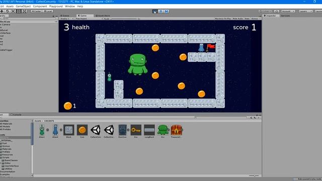 Collect Coins Game Demo смотреть онлайн