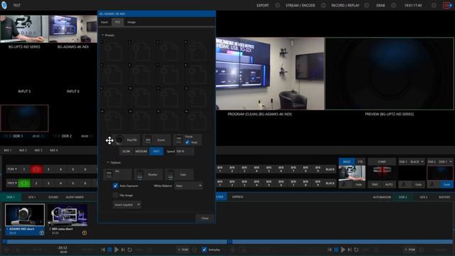 Ultra-Mobile 4K Production Studio - NewTek TriCaster Mini 4K & BZBGEAR ADAMO PTZ Camera смотреть онлайн