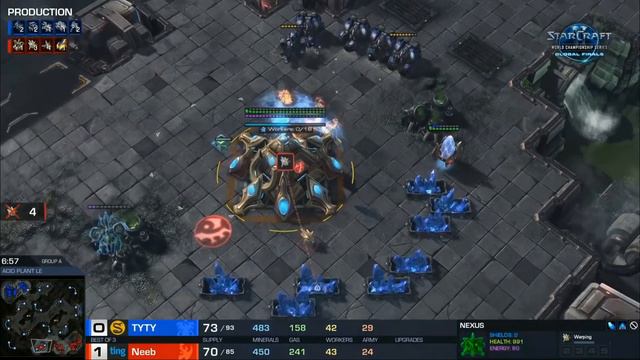 2018 WCS Global Finals Ro16, Group A, Match 2: TY (T) vs Neeb (P) смотреть онлайн
