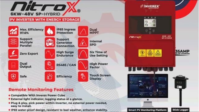 Inverex 2022 Nitrox 3kw 6kw 8kw 12kw Hybrid Inverter | Full Details #nitroxhybridinverter #nitrox6k