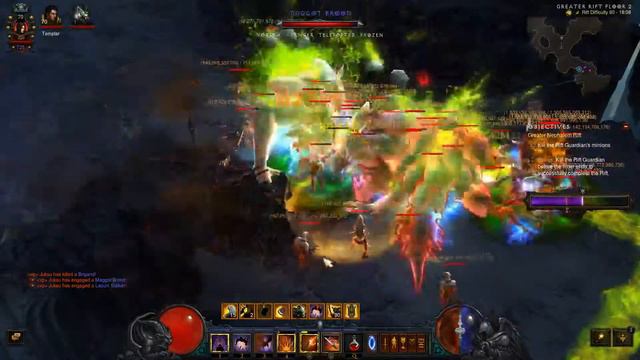 Diablo 3 Reaper of Souls 2.5.0 season 10 Impale Demon Hunter Gameplay Greater Rift 80 смотреть онлайн