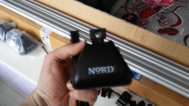 Багажник NORD Classic AL-130 (аэродинамический алюминий) для автомобилей с рейлингами. Обзор. смотреть онлайн